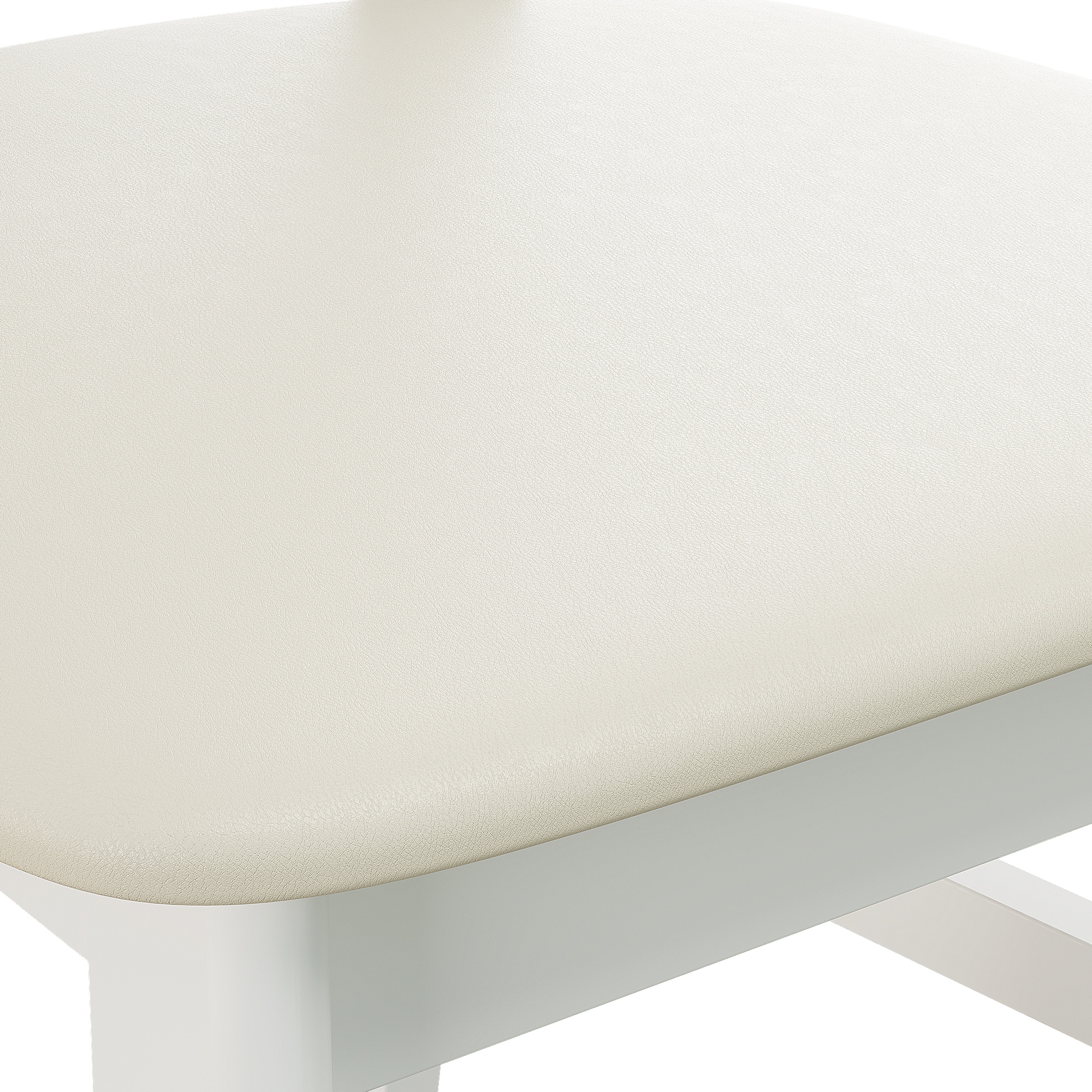 Modern Wooden Dining Chairs Set Of 2 With Solid Wood Legs White_voghion.com